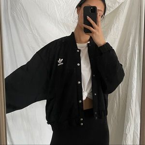 Adidas bomber / track jacket big logo on back